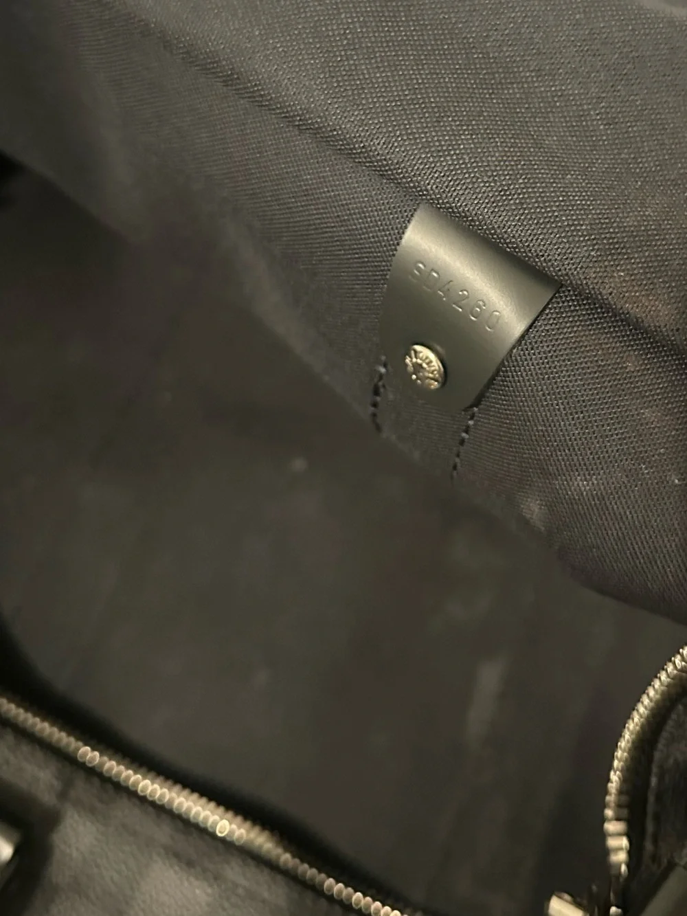 Louis Vuitton Keepall Bandoulière 55 in Black Damier Graphite Canvas